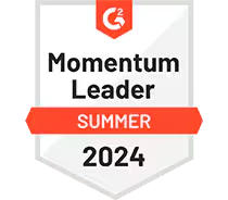 G2 Vector Graphics Momentum Leader Summer 2024 Award