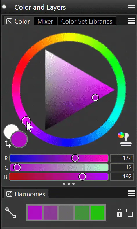 Color mixing